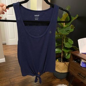 Navy blue tank top